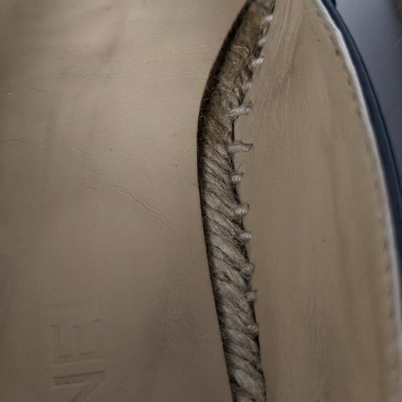 Chanel Black Lambskin Cc Logo Leather Espadrilles US 8 / EU 38 - Picture 8 of 9